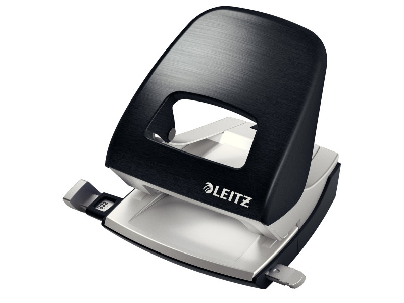 LEITZ Perforateur Style Nexxt 5008, noir satin, capacité: