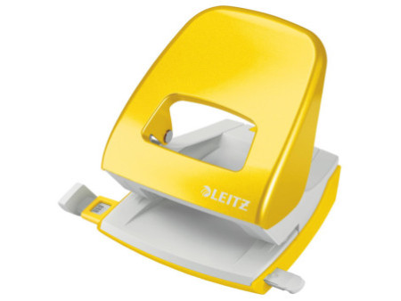 LEITZ Perforateur Nexxt 5008,en carton, jaune métallisé