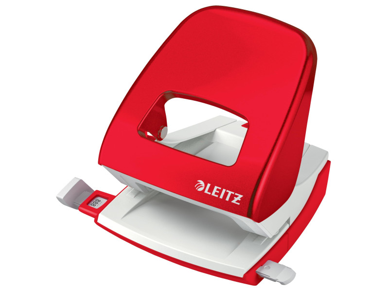 LEITZ Perforateur Nexxt 5008, en carton, rouge