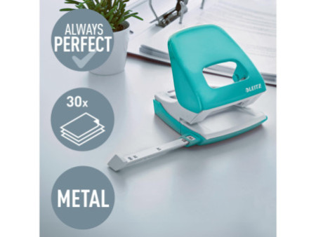 LEITZ Perforateur Nexxt 5008, en carton, menthe