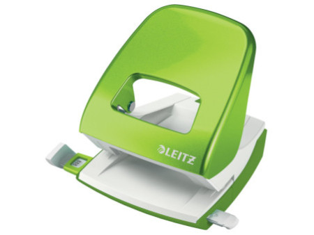 LEITZ Perforateur Nexxt 5008, en carton, vert métallisé