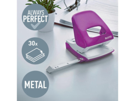 LEITZ Perforateur Nexxt 5008, en carton, violet