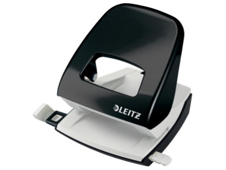 LEITZ Perforateur Nexxt 5008, en carton, noir métallisé