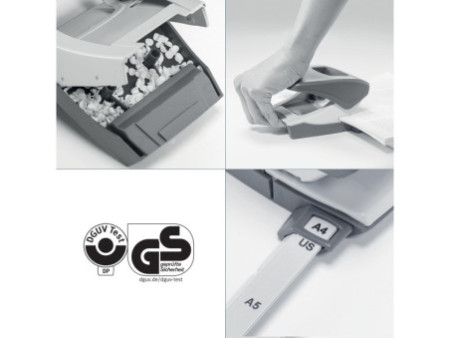 LEITZ Perforateur Nexxt 5008, en carton, noir métallisé