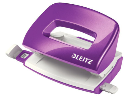 LEITZ Mini perforateur Nexxt 5060, en carton, violet métal
