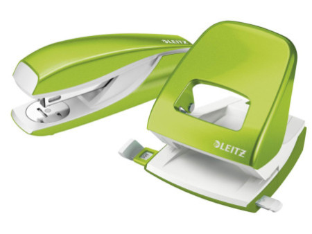 LEITZ Agrafeuse & perforateur Nexxt WOW, vert métallisé