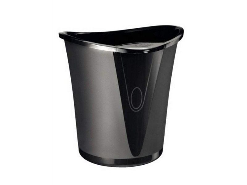 LEITZ Corbeille à papier Allura, en plastique, 18 l, noir