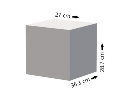 LEITZ Bloc de classement WOW CUBE, 4 tiroirs, blanc/gris