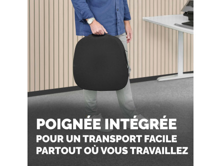 Fellowes Coussin d'assise confort Breyta, noir