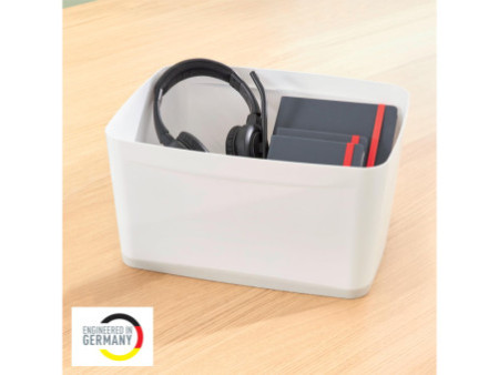 LEITZ Boîte de rangement My Box, 18 litres, blanc / gris