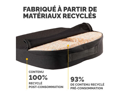 Fellowes Coussin d'assise en biseau Breyta, noir
