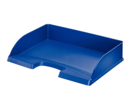 LEITZ Corbeille à courrier Plus Standard, A4 paysage, bleu