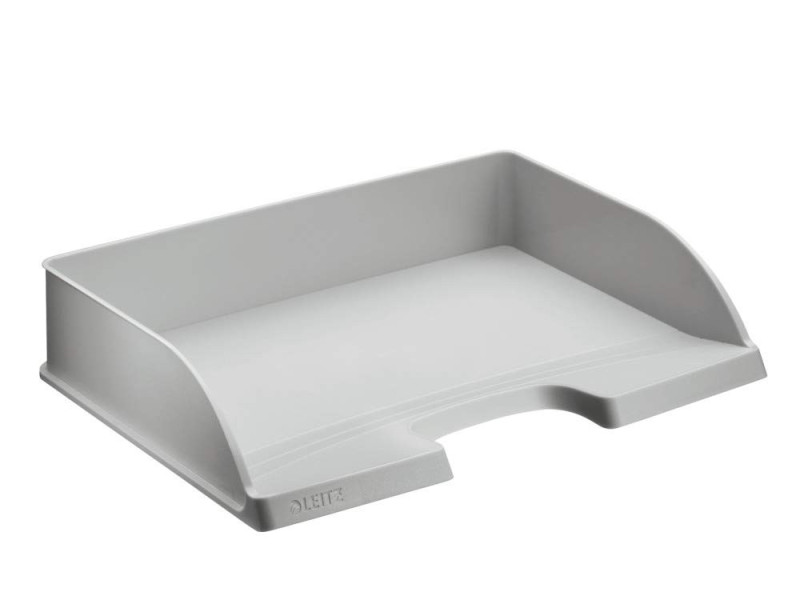 LEITZ Corbeille à courrier Plus Standard, A4 paysage, gris