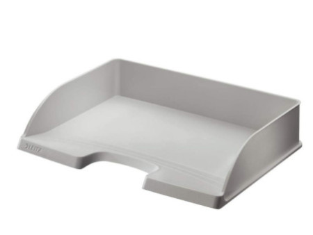 LEITZ Corbeille à courrier Plus Standard, A4 paysage, gris