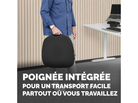 Fellowes Coussin d'assise en biseau Breyta, noir