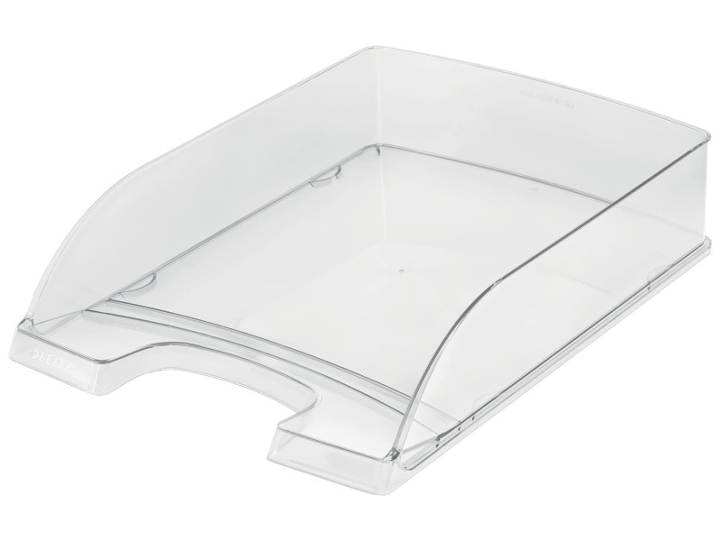 LEITZ Corbeille à courrier Plus transparent, A4, polystyrène