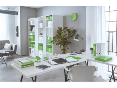 LEITZ Corbeille à courrier Plus WOW, A4, polystyrène, vert