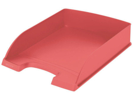 LEITZ Corbeille à courrier Recycle, A4, polystyrène, rouge