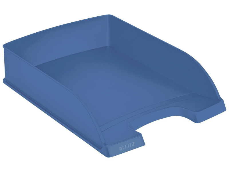 LEITZ Corbeille à courrier Recycle, A4, polystyrène, bleu