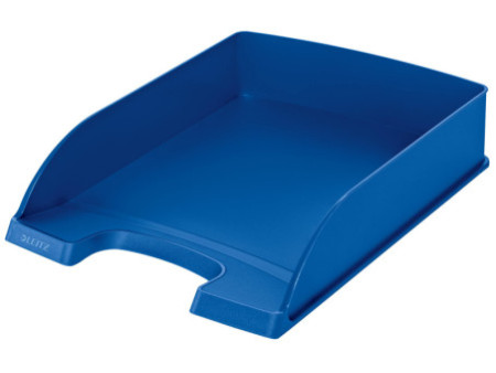 LEITZ Corbeille à courrier Plus standard, A4, bleu