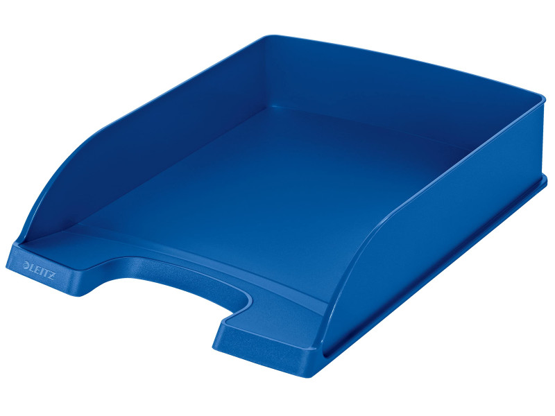 LEITZ Corbeille à courrier Plus standard, A4, bleu