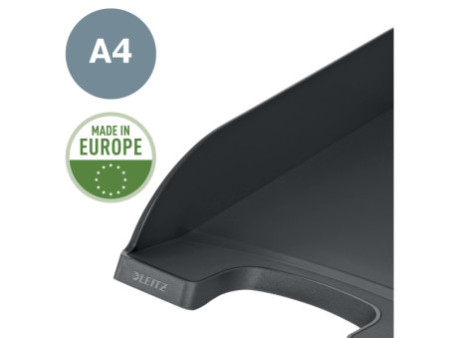 LEITZ Corbeille à courier Plus Standard, A4, vert clair