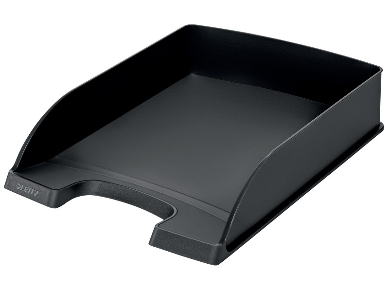 LEITZ Corbeille à courrier Plud Standard, A4, noir