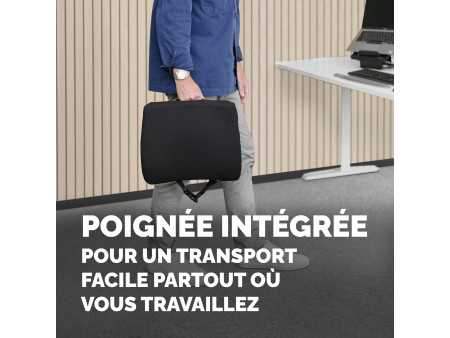 Fellowes Coussin de dossier confort Breyta, noir
