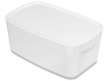 LEITZ Boîte de rangement My Box, 5 litres, blanc / gris
