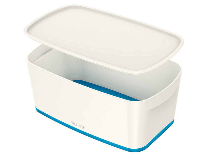 LEITZ Boîte de rangement My Box, 5 litres, blanc / bleu