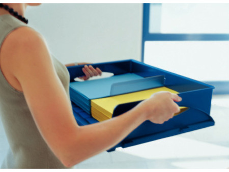 LEITZ Bac à courrier Sorty Jumbo, format A3/C3, gris,