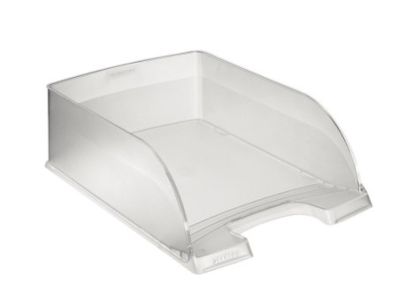 LEITZ Corbeille à courrier Plus Jumbo, A4, polystyrène,givré
