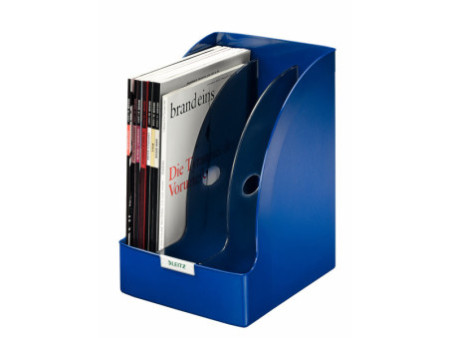 LEITZ porte-revue Plus Jumbo, A4, polystyrène, bleu