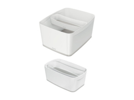 LEITZ Plumier My Box, long, blanc/gris