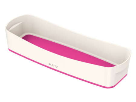 LEITZ Plumier My Box, long, blanc/rose