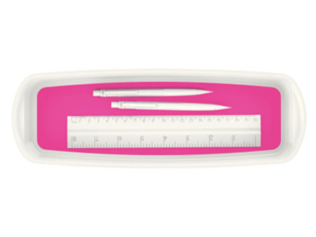 LEITZ Plumier My Box, long, blanc/rose