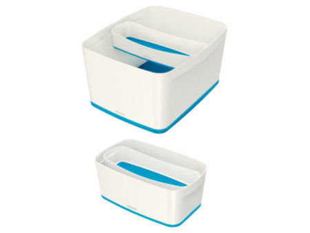 LEITZ Plumier My Box, long, blanc/bleu
