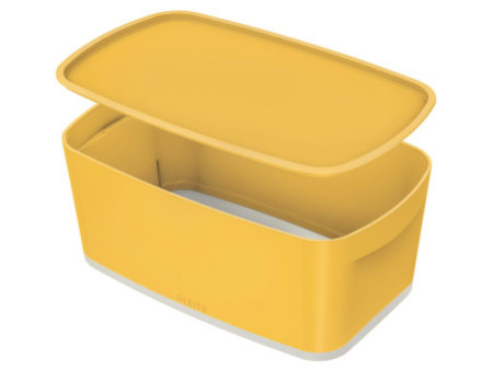LEITZ Boîte de rangement My Box Cosy, 5 litres, jaune