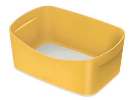 LEITZ Bac de rangement My Box Cosy, A5, jaune/gris clair