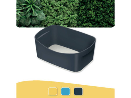 LEITZ Bac de rangement My Box Cosy, A5, gris/gris clair