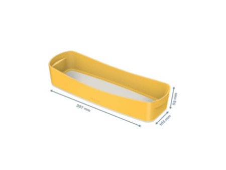 LEITZ Bac de rangement My Box Cosy, long, jaune