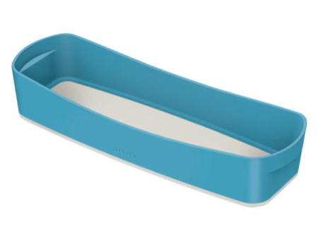 LEITZ Bac de rangement My Box Cosy, long, bleu