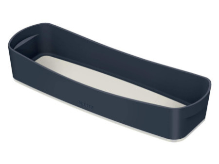 LEITZ Bac de rangement My Box Cosy, long, gris
