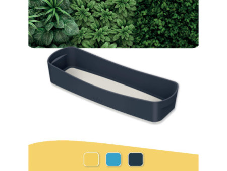 LEITZ Bac de rangement My Box Cosy, long, gris