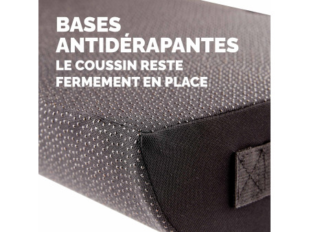 Fellowes Repose-pieds Breyta, avec fonction bascule, noir