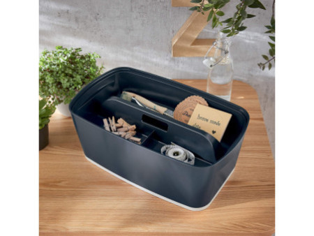 LEITZ Organiseur pour boîte de rangement My Box Cosy, gris