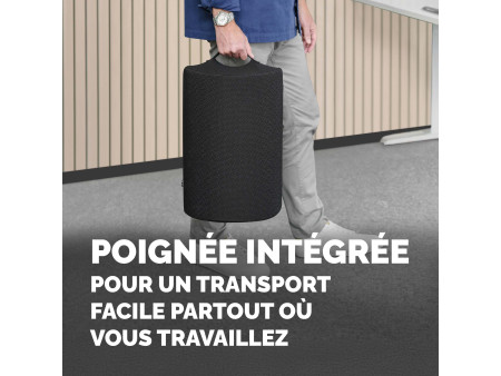 Fellowes Repose-pieds Breyta, avec fonction bascule, noir