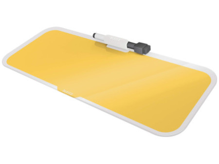 LEITZ Bloc-notes en verre Cosy pour le bureau, jaune