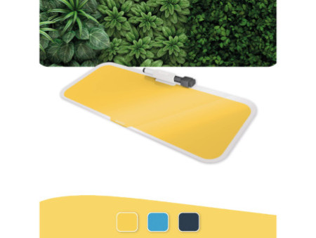 LEITZ Bloc-notes en verre Cosy pour le bureau, jaune