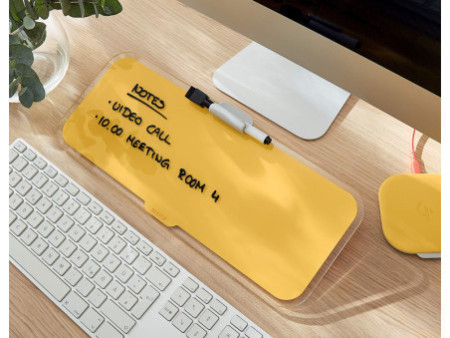 LEITZ Bloc-notes en verre Cosy pour le bureau, jaune
